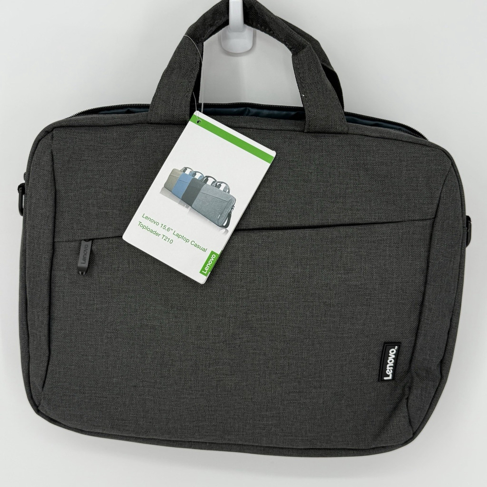 Lenovo 15.6 Inch T210 Gray Laptop Bag Water Resistant Travel Friendly No Strap
